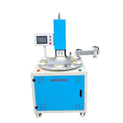 manual seni-automatic turntable for mask edge sealing machine