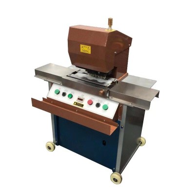 Leather Belt Holes Punching Machine With Tail Cutting